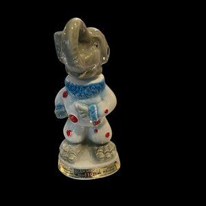 Vintage  Jim Beam 110 Month Old Beams Trophy EMPTY Elephant Decanter